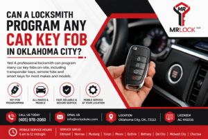 Read more about the article Can a Locksmith Program Any Car Key Fob in Oklahoma City?