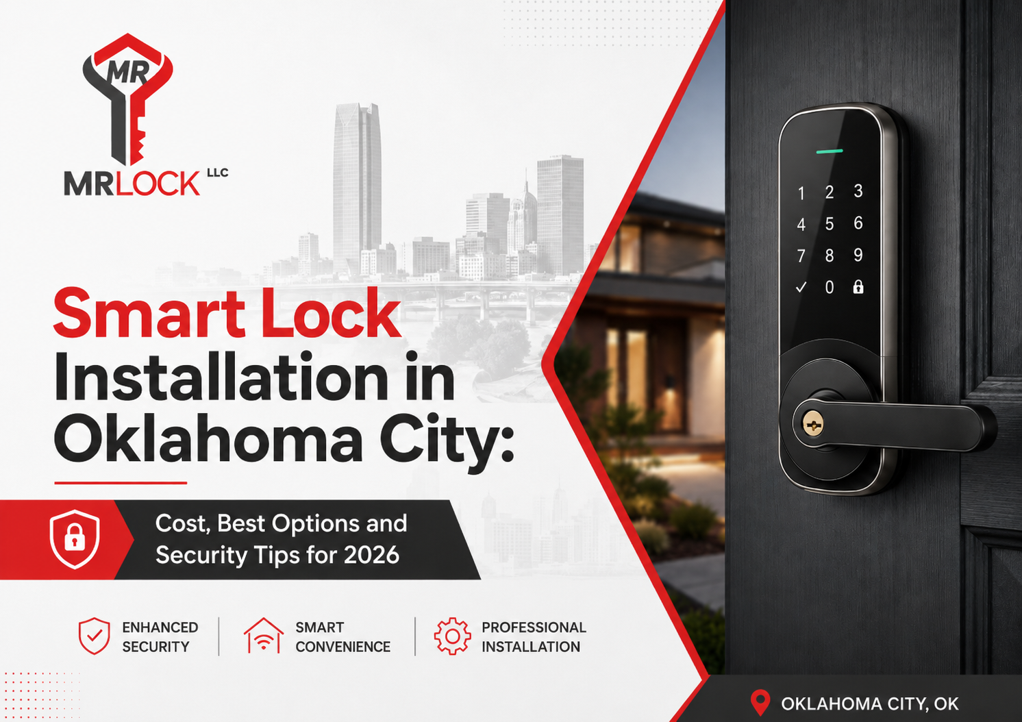 Read more about the article Smart Lock Installation in Oklahoma City: Cost, Best Options and Security Tips for 2026